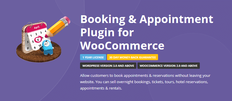 WooCommerce Booking Solutions - Booking & Appointment Plugin for WooCommerce