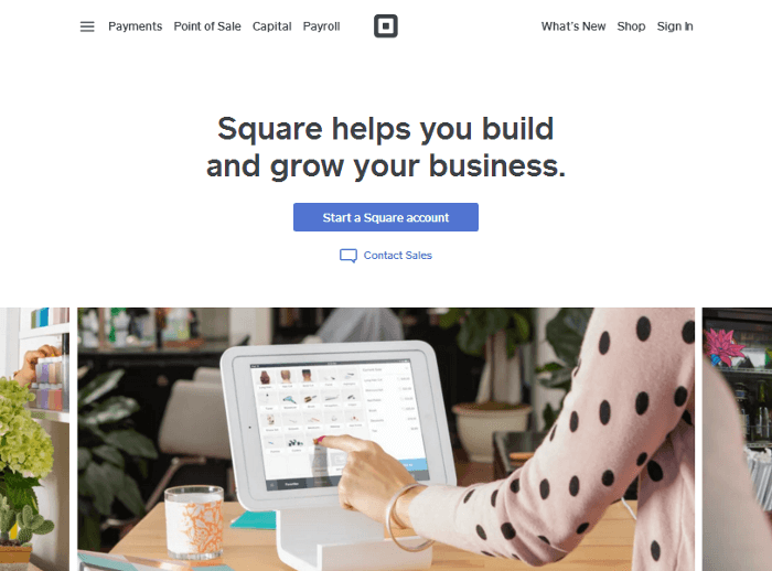 Square Homepage