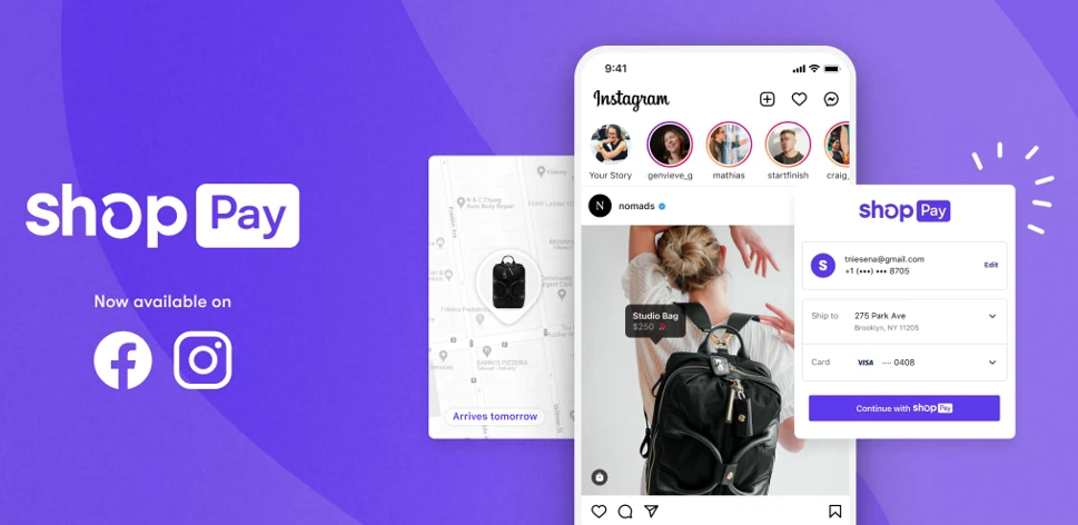 Shop Pay integration with Facebook and Instagram